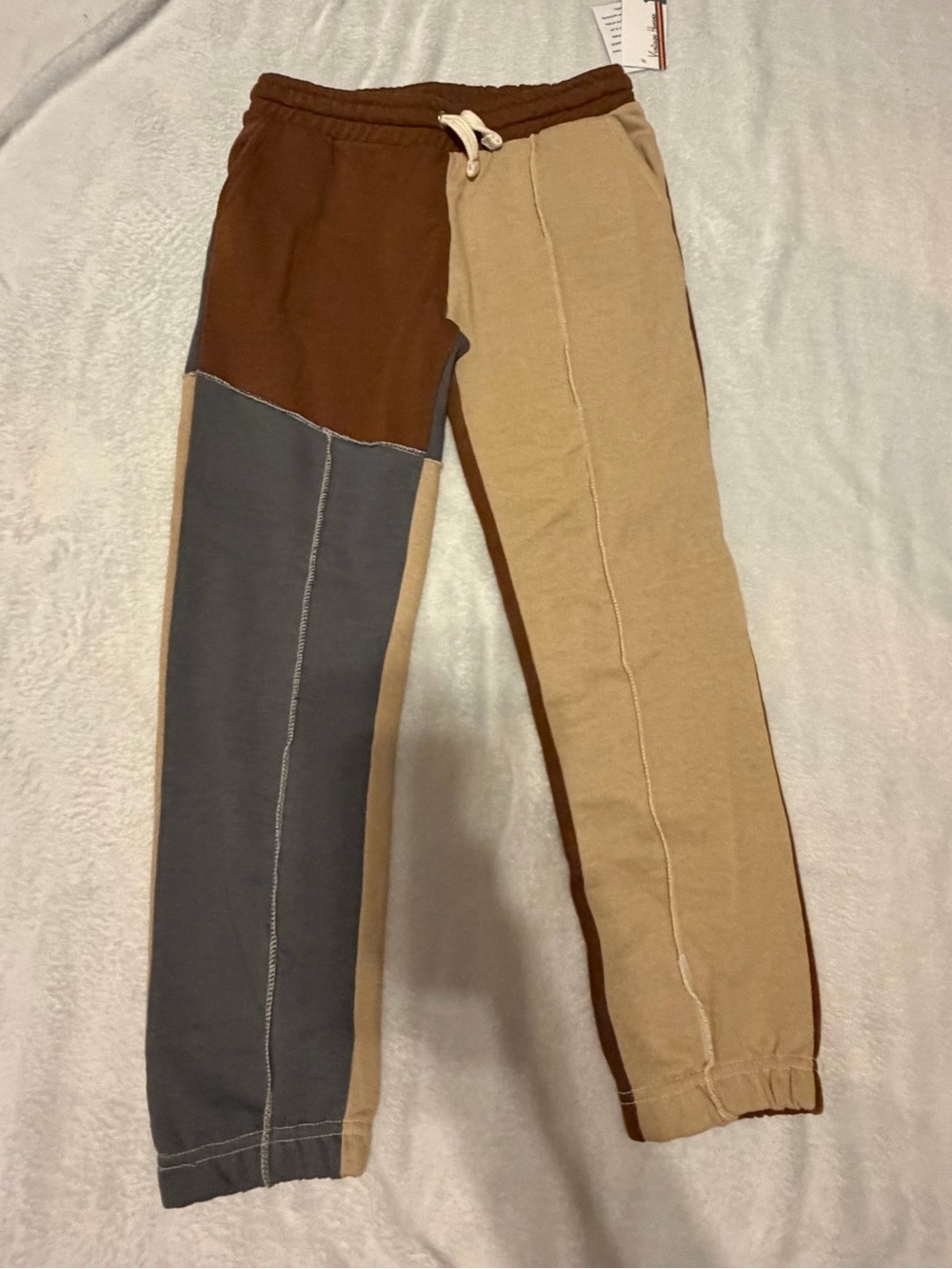 NWT Vintage Havana Girls Colorblock Jogger Sweatpants Size 10/12